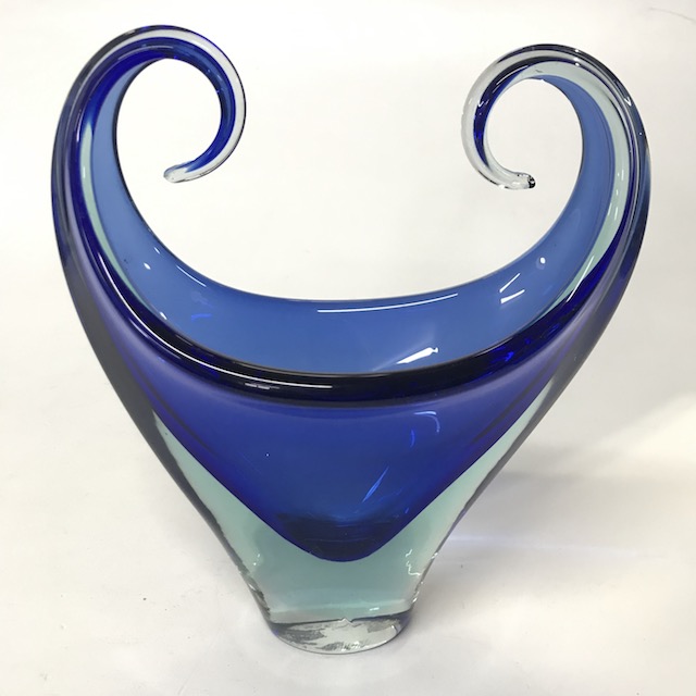 ART GLASS (VASE), Blue